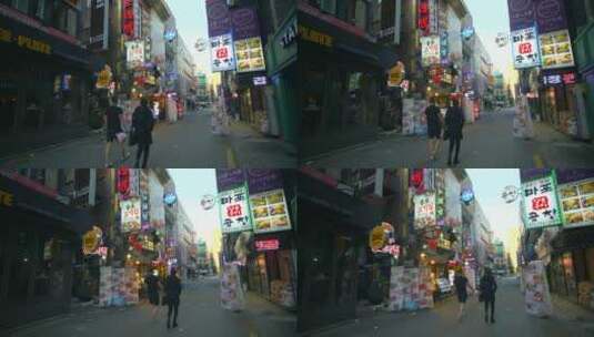 首尔早上的行人高清在线视频素材下载