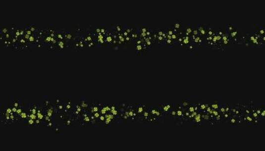 四叶草闪烁特效视频带通道高清在线视频素材下载