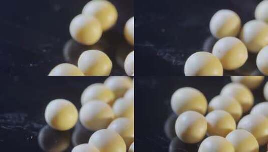 微距黄豆豆子高清在线视频素材下载