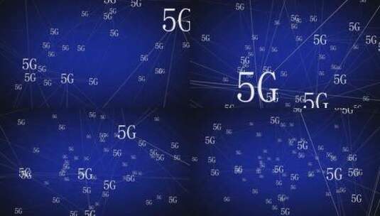 5g 网络连线背景高清在线视频素材下载