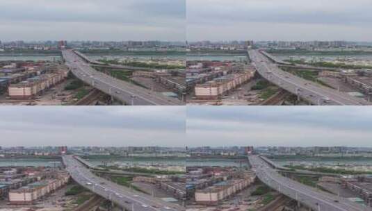 湖南衡阳湘江大桥日转夜延时摄影4k高清在线视频素材下载