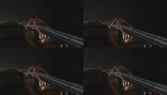 五缘大桥夜景高清在线视频素材下载
