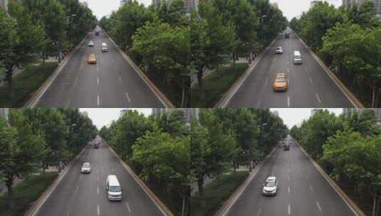 城市的车流高清在线视频素材下载