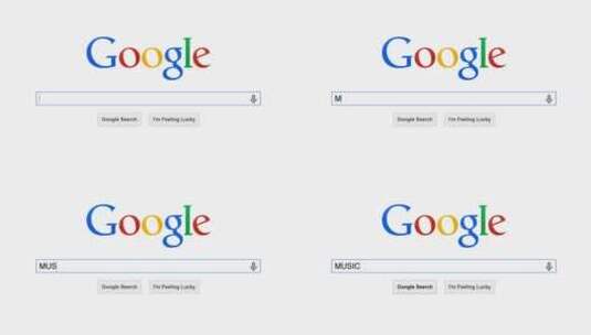 在谷歌搜索引擎中输入MUSIC高清在线视频素材下载