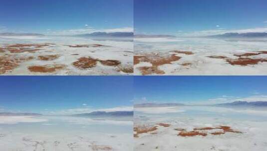 航拍西藏扎布耶茶卡盐湖高清在线视频素材下载