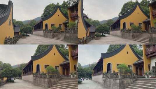 4k 佛教寺庙古建筑特写高清在线视频素材下载