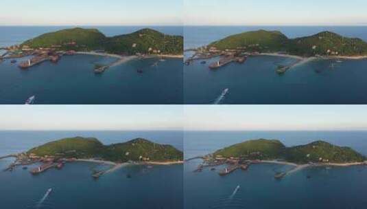 三亚分界洲岛航拍高清在线视频素材下载