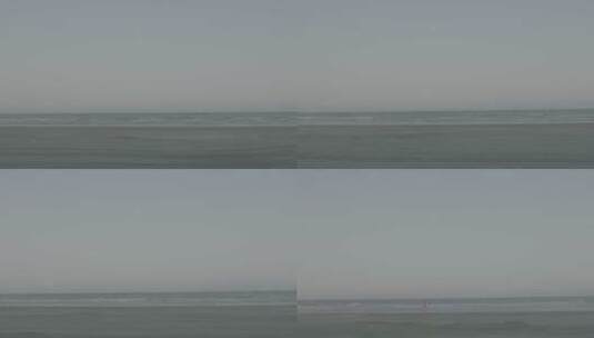 海边沙滩汽车视角高清在线视频素材下载