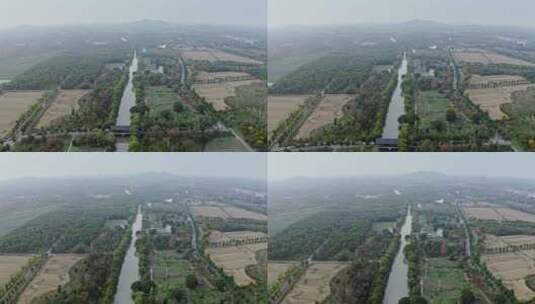 上海广富林郊野公园自然生态环境高清在线视频素材下载