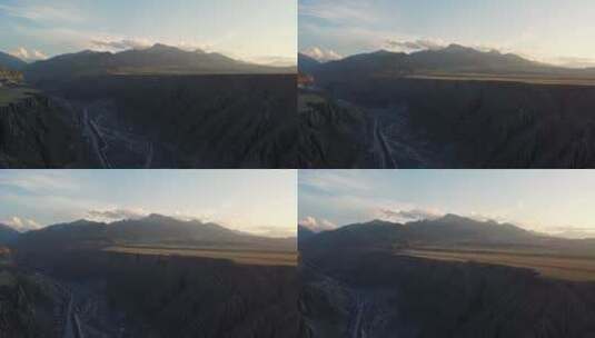 新疆奎屯独山子大峡谷高清在线视频素材下载