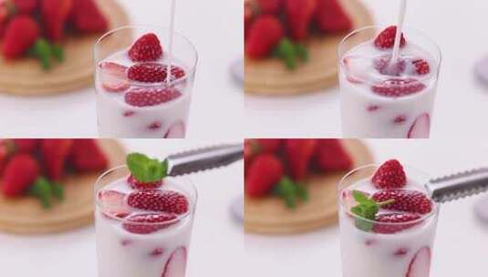水果 草莓视频素材高清在线视频素材下载