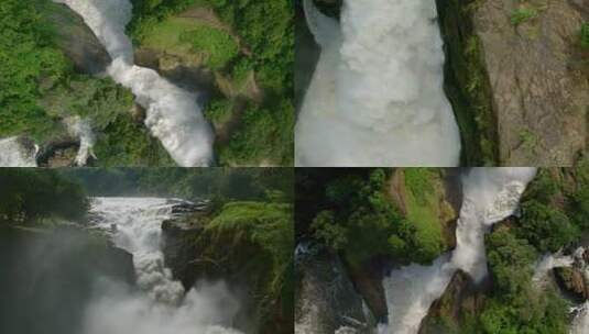 峡谷湍急河流高清在线视频素材下载