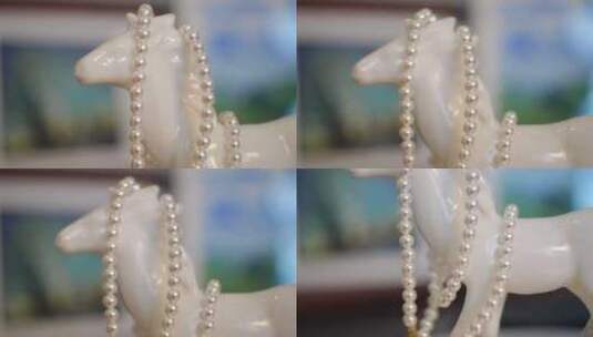 珍珠项链高清在线视频素材下载