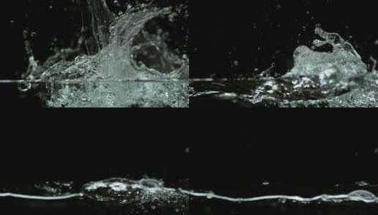 水花四溅高清在线视频素材下载