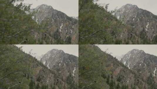 山，风景，荒野，冬季高清在线视频素材下载