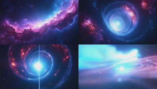 宇宙穿梭时空隧道空镜合集4K高清在线视频素材下载