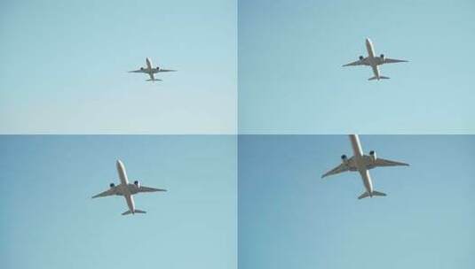 飞机起飞 航空公司 飞机特写高清在线视频素材下载