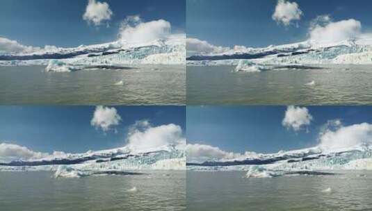 冰岛的冰湖高清在线视频素材下载