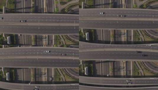 航拍高速公路高清在线视频素材下载