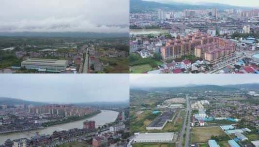 陕西汉中西乡县企业合集1高清在线视频素材下载