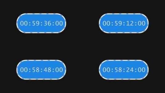 科技1小时倒计时视频素材1高清在线视频素材下载