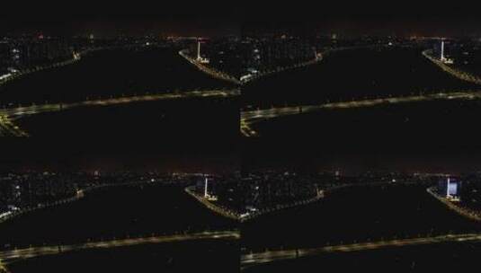 泉州江滨夜景晋江夜景-原片高清在线视频素材下载