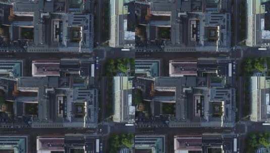 现代城市的屋顶_航拍高清在线视频素材下载