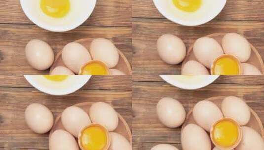 乡里土鸡蛋新鲜营养高清在线视频素材下载