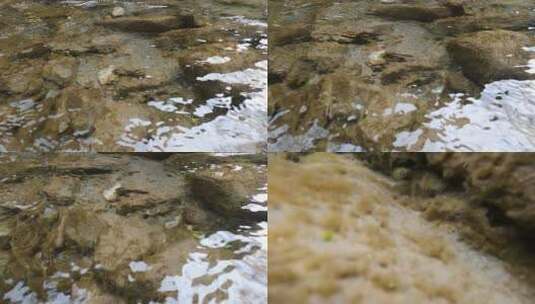 户外河流下水入水镜头高清在线视频素材下载