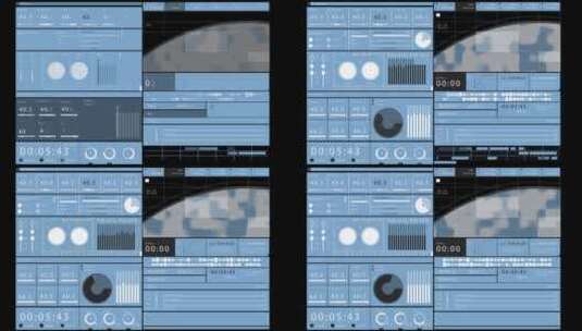科技未来UI屏幕交互界面 (4)高清在线视频素材下载