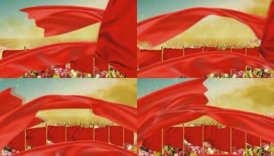 国庆节背景视频5高清在线视频素材下载