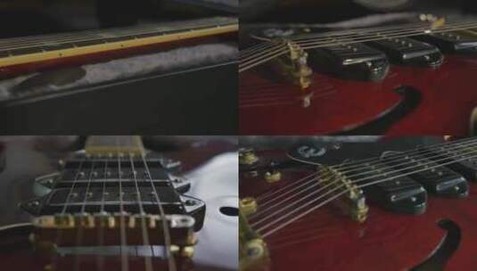 木吉他实拍高清在线视频素材下载