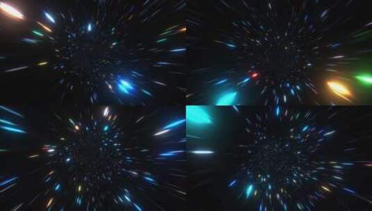 宇宙银河星云时空隧道穿梭高清在线视频素材下载
