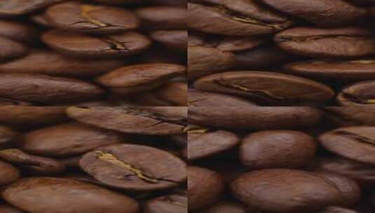 可可豆可可豆特写实拍咖啡豆竖屏展示高清在线视频素材下载