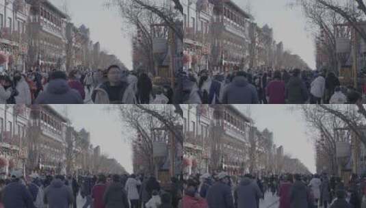 北京过年氛围 热闹新年高清在线视频素材下载