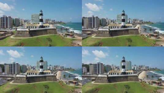 巴西东北部著名的灯塔高清在线视频素材下载