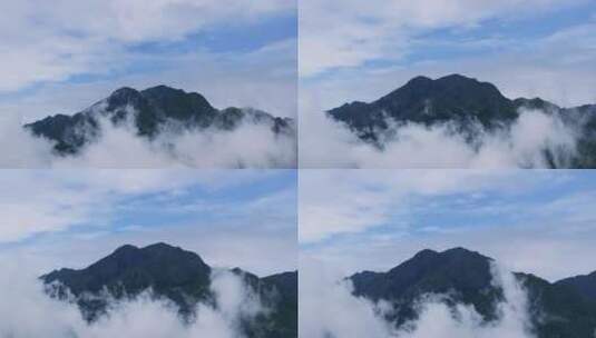 高山云雾缭绕高清在线视频素材下载