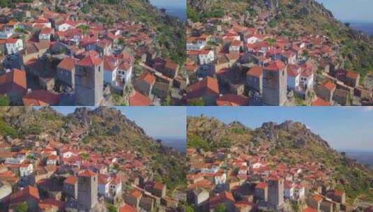 葡萄牙的孟山都村。葡萄牙最葡萄牙的村庄。高清在线视频素材下载