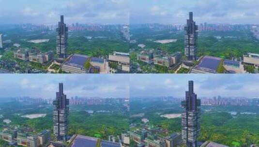 贵阳城市地标建筑西部城市建筑航拍视频素材高清在线视频素材下载