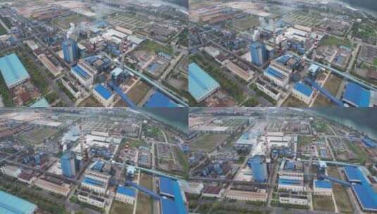 城市工业园工厂生产加工怀化高新区航拍高清在线视频素材下载