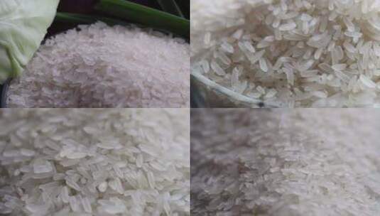 大米 五常大米 粮食丰收 粮仓高清在线视频素材下载