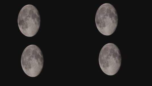 月亮移动过程高清在线视频素材下载