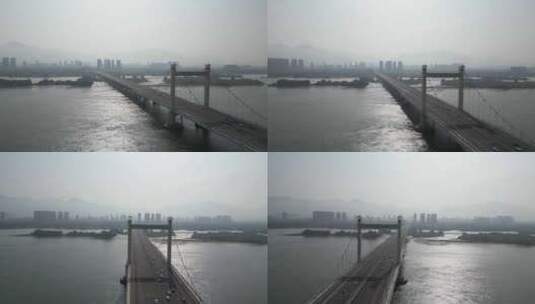 福州乌龙江洪塘大桥航拍素材高清在线视频素材下载