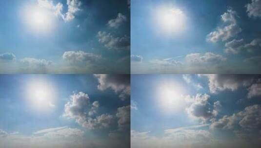蓝天白云延时摄影风景视频素材高清在线视频素材下载