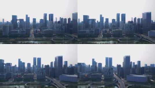 城市路桥交通深圳湾科技生态园高清在线视频素材下载