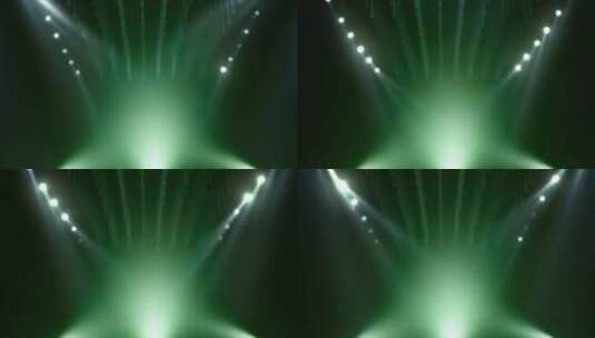 绿色光束舞台背景高清在线视频素材下载