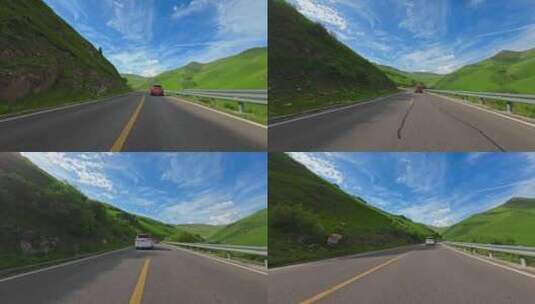 新疆伊犁那拉提山独库公路高清在线视频素材下载