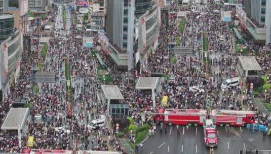 贵阳民族巡游当天街景高清在线视频素材下载