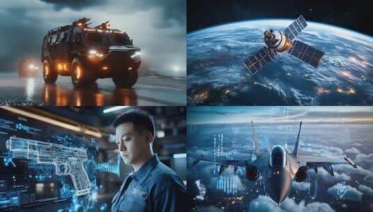 4k高清军事装备武器装备大国重器航母战斗机高清在线视频素材下载