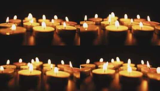 蜡烛 火焰 燃烧 烛光高清在线视频素材下载